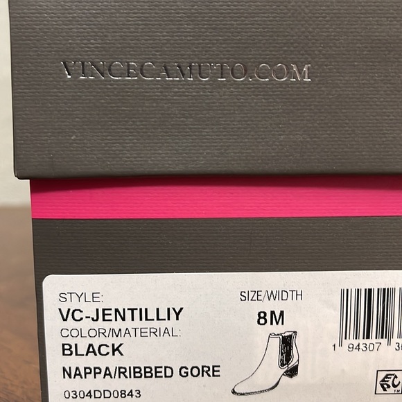 VINCE CAMUTO Jentilly Black boot Size 8M - Picture 10 of 12